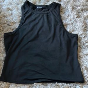 this is a black halter top only worn it about 3 times it’s super soft